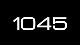 1045 Second Countdown Timer / NO SOUND