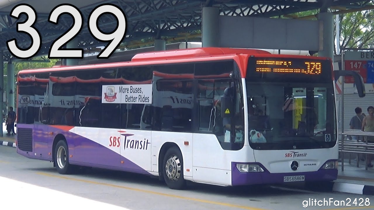 [SBST] First Day - SBS6586M on Service 329 - Mercedes Benz Citaro - YouTube