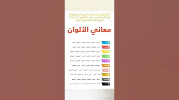 معاني الالوان وتاثيرها على نفس سبحان الله الله 