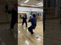 剣術稽古 間合 ギリギリの攻防#kenjyutu #iaijutsu #samurai #martialart