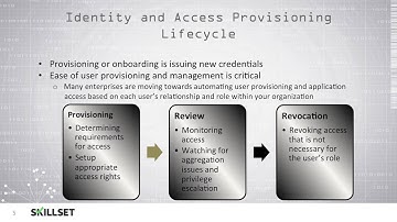 Identity and Access Provisioning Lifecycle (CISSP Free by Skillset.com)