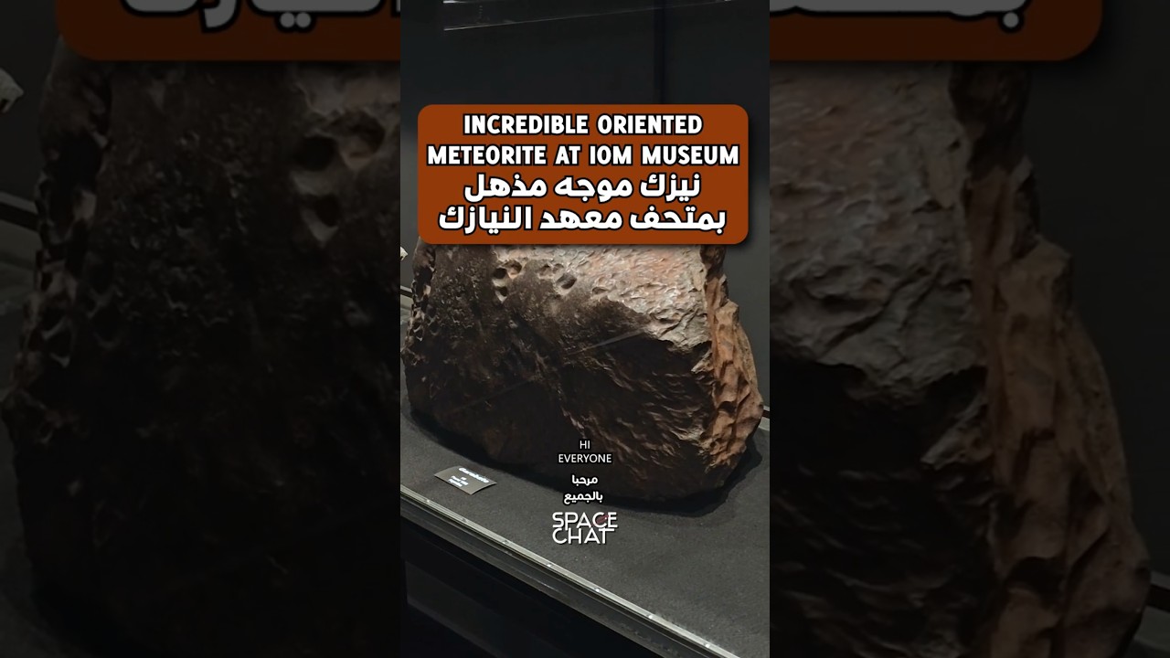 Огромный ориентированный метеорит из обычного хондрита