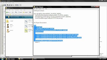 SA-MP Tutorial- Adding a Joining Message And Disconnecting Message