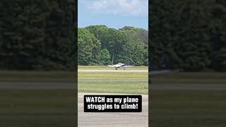 Avoiding a power on stall during take-off. Keep calm and carry on. #ppl #aviation #pilotlife #pilot
