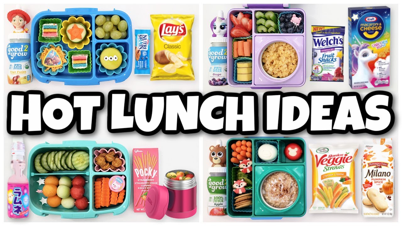 HOT LUNCHES and NO SANDWICHES!🍎 School Lunch Ideas for KIDS 