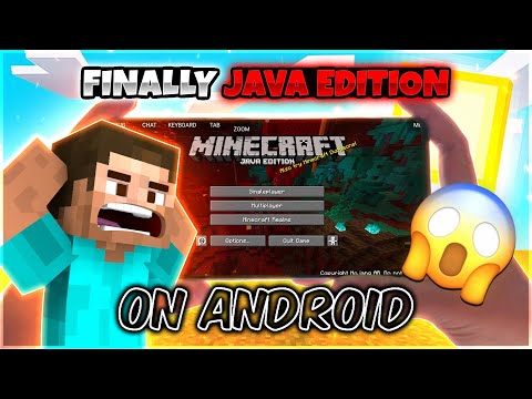 Finally! Minecraft Java Edition In Mobile 😱⚡minecraft pc on android
