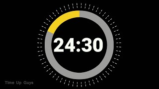 24 Minute 30 Second Timer Countdown 🔔 || Study Time || Deep Focus || Pomodoro Timer