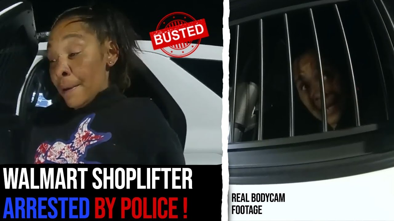 NOTORIOUS Walmart SHOPLIFTER Caught Red Handed | Police BodyCam - YouTube