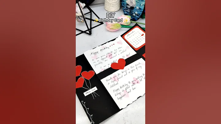 DIY easy birthday card idea ✨#diy #craft #happybirthday #shorts #handmade #birthday #card