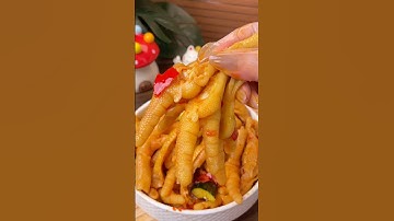 Chân gà rút xương siêu cay..#shortsvideo #food #reviewdoanvat #anvat #mukbang