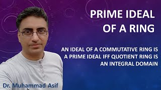Prime Ideal of a Ring | Urdu | Hindi