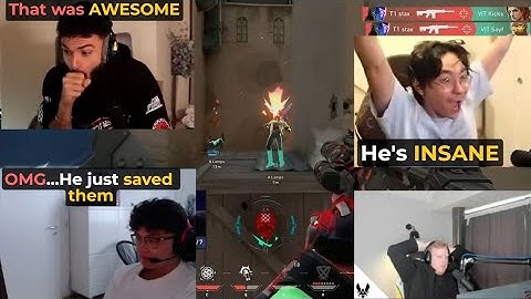 Valorant pros/streamers reacts to T1 Stax