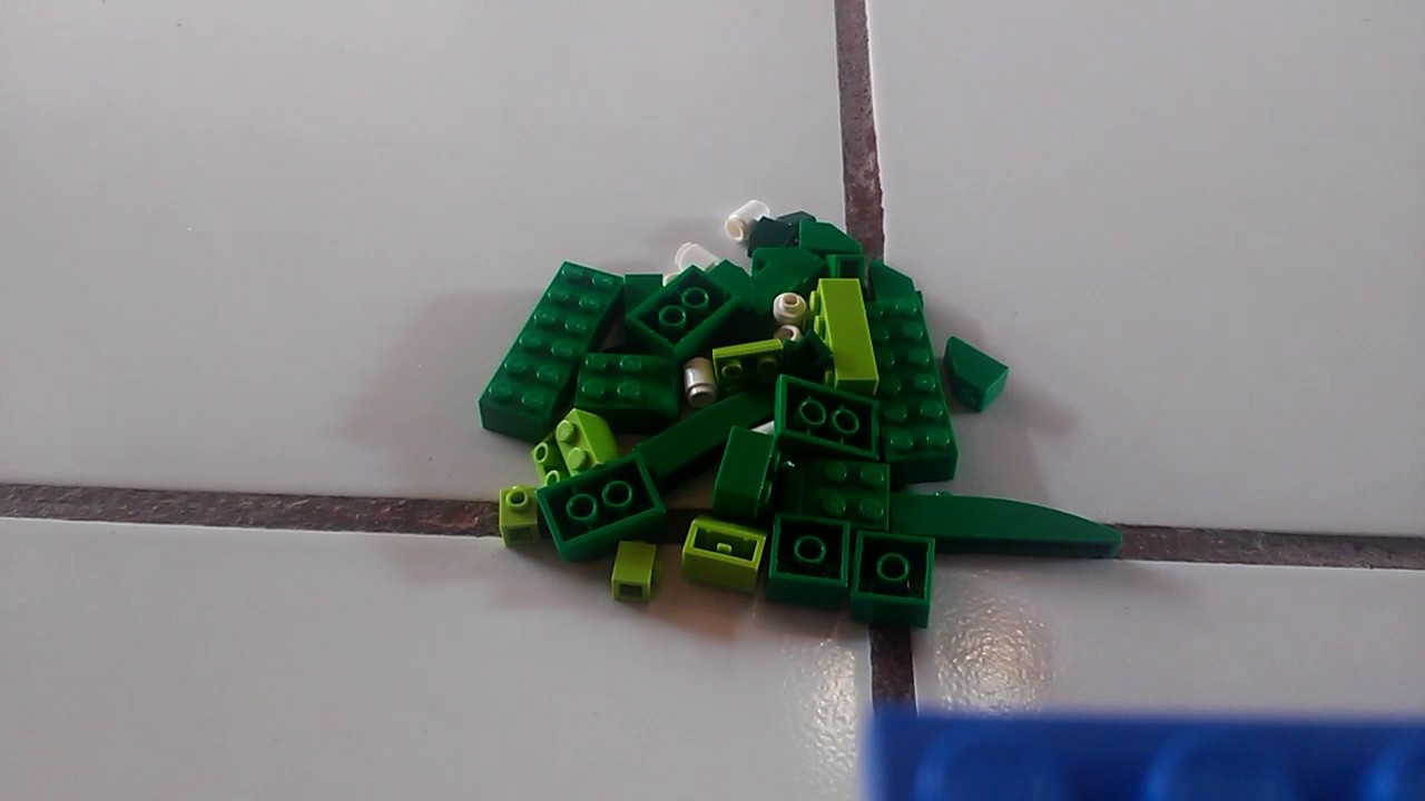 como armar un dinosaurio de lego