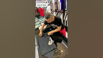 The fastest way to fold clothes 18 #clothfolding #shorts