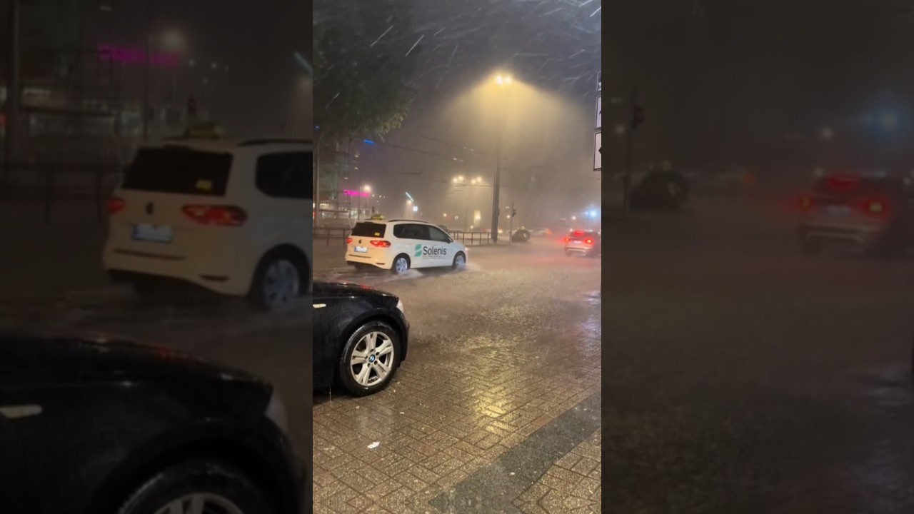 Heftige Superzelle mit Starkregen & Hagel am 31.05 in Krefeld! 