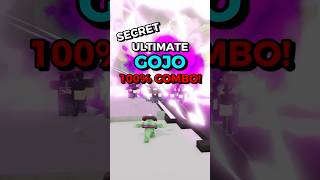SECRET Ultimate GOJO 100% Combo in JJS!🔥🗣️ #jujutsukaisen #jujutsushenanigans #jjs #jjk #roblox
