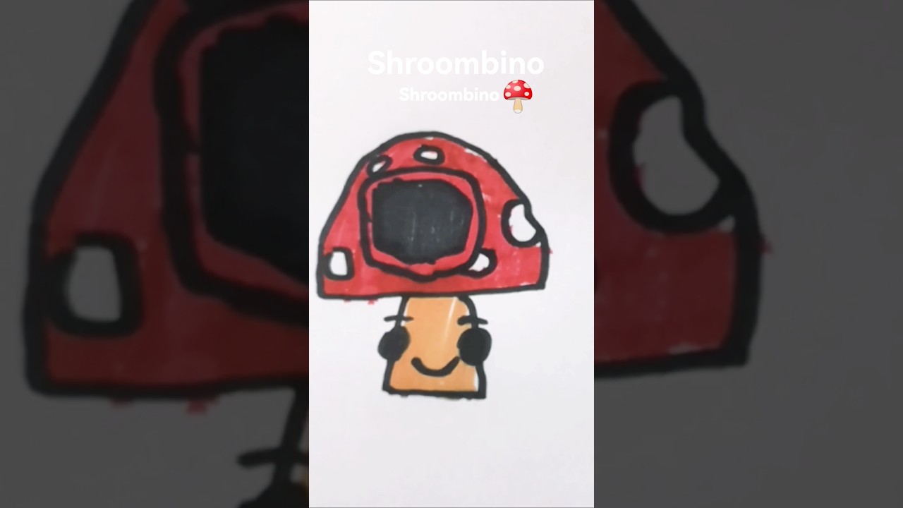 Drawing Shroombino Plant 🍄 in plant VS Brainrot 