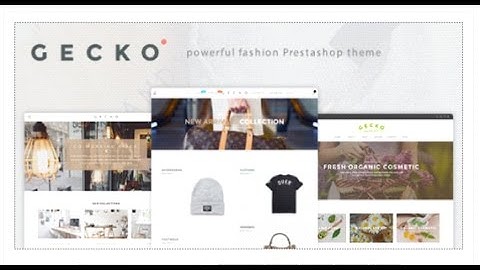 Gecko - Powerful Fashion Organic Prestashop Theme | Themeforest Download