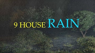 9 House Ngủ Ngon - Cơn Mưa Đêm / Mưa Gió Trút Xuống Dòng Suối | Rừng Nhiệt Đới | Nature Landscape