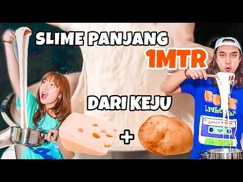 WHAT??? SLIME BISA DIMAKAN?!! TERBUAT DARI KEJU DAN KENTANG PANJANG SATU METER! -ALIGOT