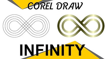 Make Easily The Infinity Logo in Corel Draw