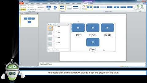 Chapter 5 - Enhancing the Presentation Part 7 - Inserting SmartArt | Class 5 Computer