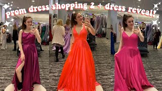 Senior Prom Dress Shopping Vlog + Dress Reveal!! || Haley Rose