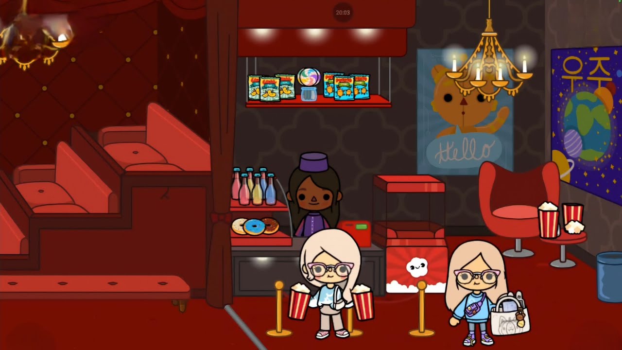 CHLOË EN LIZZY GAAN LOGEREN MÉT MOVIENIGHT EN POPCORN 🍿 UIT DE BIOS!