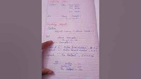 12th computer science chapter 10  Python classes and objects (video 1)
