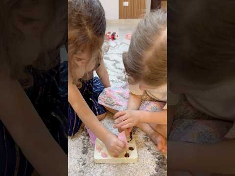 صفا ولولو صنعو شوكولا على شكل شمسية