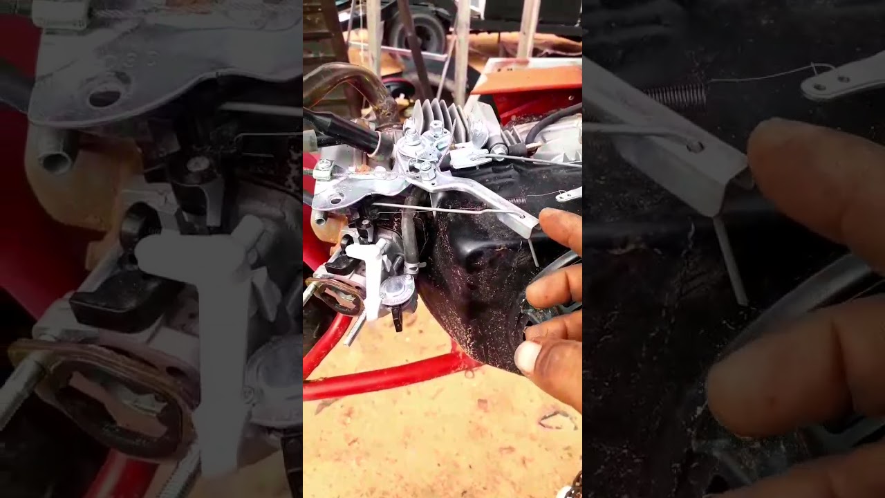 making the throttle linkage in a predator 212cc