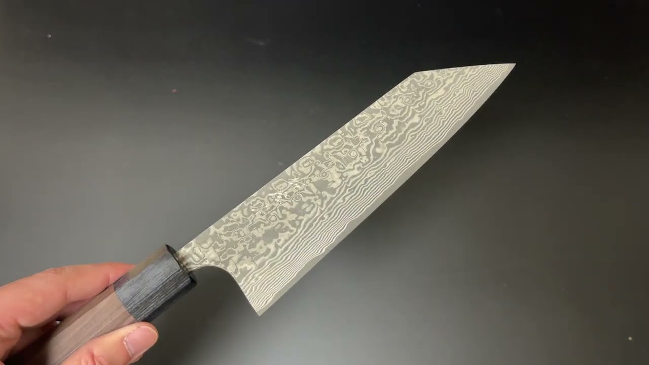 佐治武士 Takeshi Saji 文化包丁 SG2粉末ハイス鋼 ダマスカス黒仕上