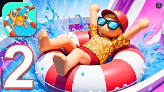 Aquapark.io - Gameplay Walkthrough Part 2 - Rush Down The Craziest Water Slides (Android, iOS) screenshot 5