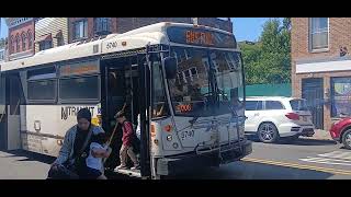 Njtransit bus 87 bus full hoboken path via journal square 