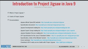Introduction to Project Jigsaw