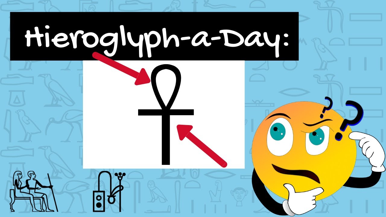 Learn Hieroglyphics Ankh anx hieroglyph a day In 4K YouTube