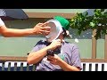 Tying Peoples Shoes and Pieing them in the Face Prank