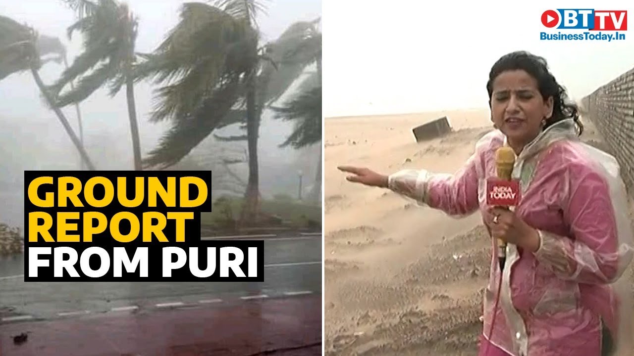 fani live satellite view Odisha Ground Report: Fani makes landfall impact accompanied by fierce winds | Business Today