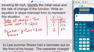 Use Functions to Model Relationships Profile