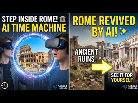 📱 Inside Ancient Rome with AI! (Digital Time Machine)