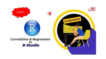 Simple correlation and regression analysis in R studio