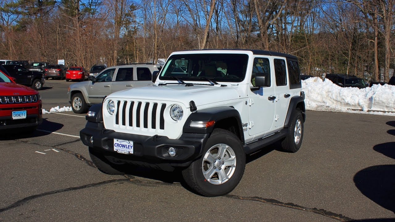 2018 Jeep Wrangler JL Unlimited Sport S: In Depth First Person Look -  YouTube