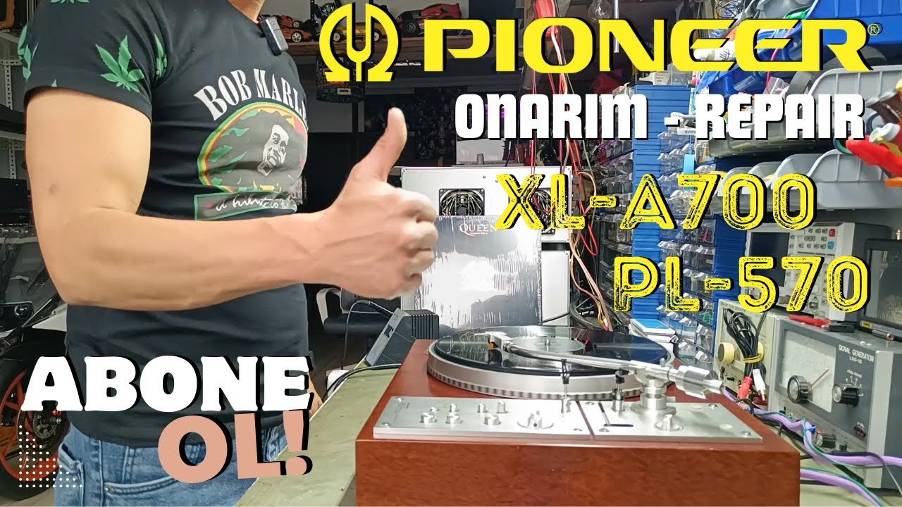 Pioneer XL-A700 & PL-570 Repair - YouTube