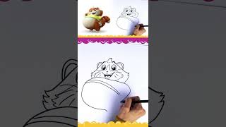 Disegna Polpetta! 🐱🍔 Tutorial facile per bambini! #shorts | 44 Gatti