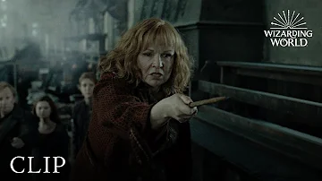 Wizard Duel: Molly Weasley vs. Bellatrix Lestrange | Harry Potter and the Deathly Hallows Pt. 2