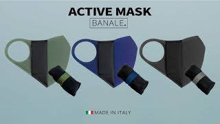 ACTIVE MASK│BANALE. 洗って何度も使えるスタイリッシュなマスク