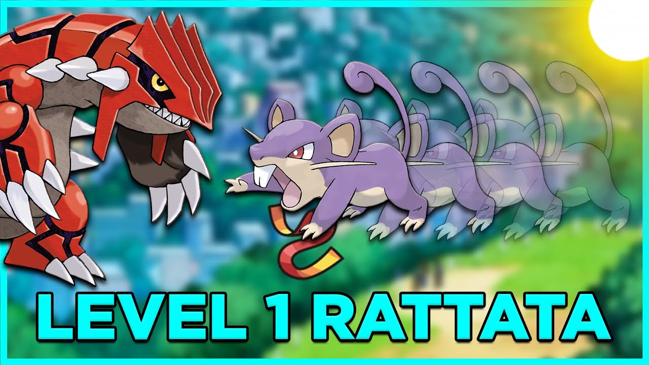 How To Beat A Level 1 Rattata - YouTube