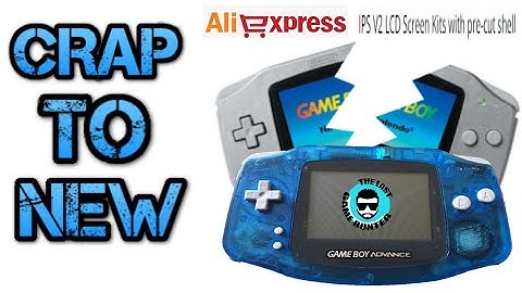 GAMEBOY ADVANCE IPS V2 SCREEN AND RESTORATION -- LGH