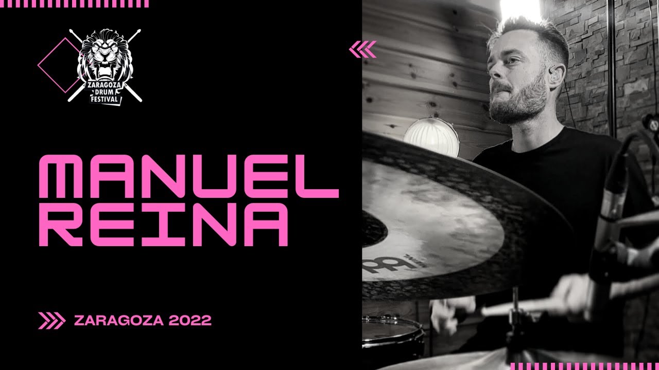 Manuel Reina directo Zaragoza Drum Festival 10/04/22