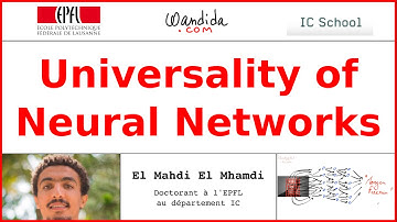 Universality of Neural Networks | El Mahdi El Mhamdi